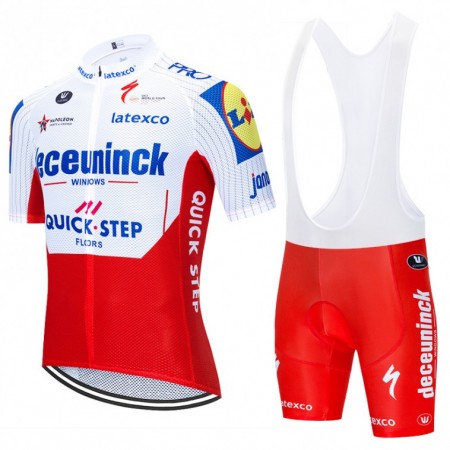 Set Kurzarmtrikot + Trägerhose 2020 Deceuninck-Quick-Step N003